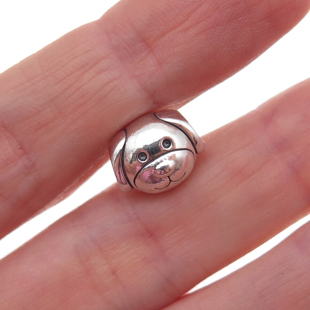 Pandora 925 Sterling Silver Devoted Dog Slide Bead Charm